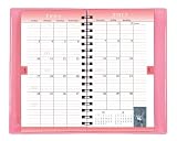 Day-Timer Pink Ribbon Monthly Wire-Bound Planner, Light Pink Vinyl Cover, 3.5 x 6.5 Inches, Dec-Jan 2012 (D11219-1201)