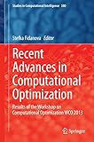 Recent advances in computational optimization