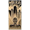 Trademark V6043-C1832GG Metropolis by Schuluz Nendamm-Framed 18x32 Canvas Art