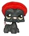 Hasbro Poupée - 93074 - Littlest Petshop Single - Chien noir avec bonnet rouge
