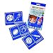 Snazaroo Boys' Face + Body Painting Reusable Paint Guide Pattern Paint Stencils
