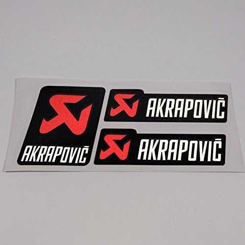 1lot AKRAPOVIC Car Sticker Decals