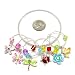 Wine Charms ~ Mix Color Flowers Bugs Wine Glass Charms Set of 6