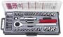 Tool House 770011 40 Piece Metric and Fractional Bit Tip and Socket Wrench Set