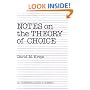 Notes On The Theory Of Choice (Underground Classics in Economics)