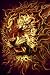 Poster Fire Lion - Brennender Löwe aus Feuer in Flammen ( Tiger ) - Maxiposter - Größe 61 x 91,5 cm