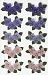 Martha Stewart Crafts Stickers, Dimensional Hydrangea