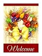 Garden Flag Fall Wreath