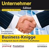 Produkt-Bild: Unternehmeredition - Business-Knigge. Erfolgreich durch stilsicheres Auftreten, 2 CDs