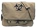 KHAKI BIO-HAZARD MESSENGER BAG Classic Punk School