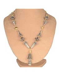 Sterling Silver Oxidized And Gold Plated Siulver Beads Females Necklace Pendatn Jewelry