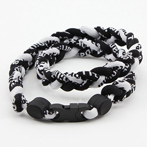 20" 3 Rope Titanium Ionic Tornado Necklace Baseball Softball Soccer