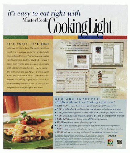 MasterCook Cooking Light 5.0