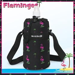 FLAMINGO Water Bottle Holder Pink Flamingos Sport Bottles - GIFT IDEA for Fitness Golf Golfers Soccer Workout Gifts and Gift Ideas For Him Her Athletes Man Men, Women, Ladies Alumni Runners Joggers
