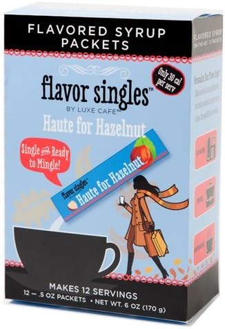 12 Pack Flavor Singles - Haute for Hazelnut