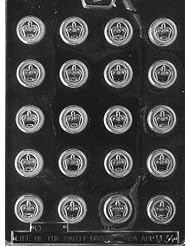 Buy CHECKER PIECES CROWNS Miscellaneous Candy Mold Chocolate by CybrTrayd