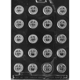 Buy CHECKER PIECES CROWNS Miscellaneous Candy Mold Chocolate now!