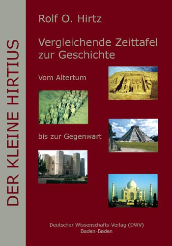 Der Kleine Hirtius. Vergleichende Zeittafel zur Geschichte