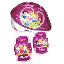 Disney Princess Micro Bicycle Helmet and Protective Pad Value Pack