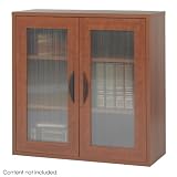 Safco Products - Apr&egrave;s&trade; Modular Storage 2 Door Cabinet - 9442CY - Color: Cherry - Dimensions: 29 3/4"w x 11 3/4"d x 29 3/4"h - Material: 3/4" furniture-grade wood - Your workspace is always changing, so when it does make sure it changes in style! With Apr&egrave;s&trade; Modular Storage you can change your organization and storage options as you need them. Apr&egrave;s works great in executive offices, managers offices, reception area, conference room, media center or training room. Use them toget