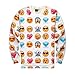 Voglee Emoji Printing Pretty Sweatpants Joggers Sweatshirt Pants