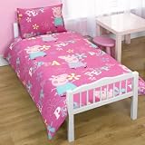 Childrens/Girls Peppa Pig Junior Bed Quilt/Duvet Cover Bedding Set