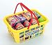 Casdon Toys Mini Shopping Basket plus Play Food