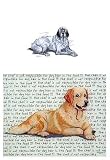 English Setter Glass Cutting Board