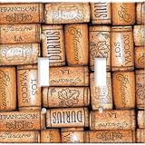 Corks Switch Plate - Double Toggle