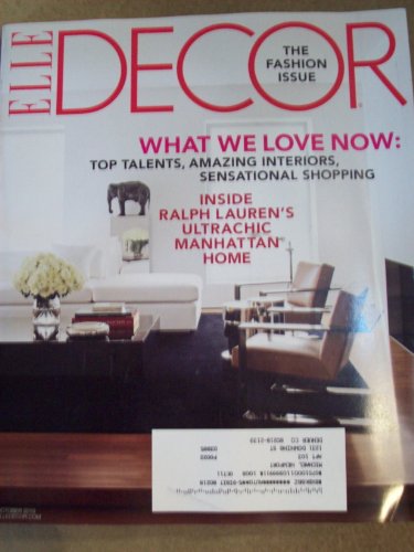 Elle Decor October 2010 The Fashion Issue What We Love Now Inside Ralph Lauren's Ultrachic Manhattan Home