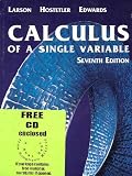 Calculus Of A Single Variable: Text with Learning CD image