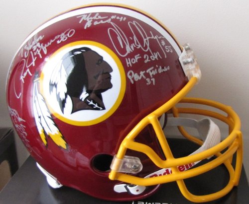 1972 NFC Champions Helmet - Team Signed - Washington Redskins