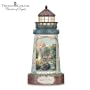 Thomas Kinkade The Light Of Peace Lighthouse Music Box by The Bradford Exchange