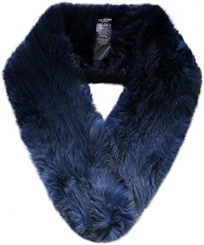 Yves Salomon Women's Ombre Fur Loop Scarf DEEP WATER/BLUE One Size