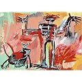 Jean-Michel Basquiat - Boy And Dog In A Johnnypump, 1982 Poster Kunstdruck (70 x 50cm)