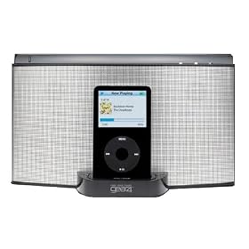GEAR4 HouseParty II Speaker System with remote control for all iPods - Black