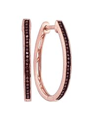 0.15CTW-DIA MICRO-PAVE HOOPS