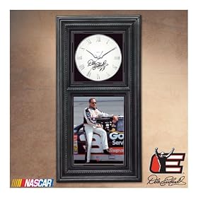 Forever The Man: Decorative Dale Earnhardt Wooden Wall Clock