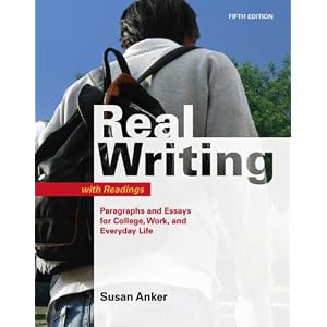 51VBc0gqBGL. SL500 AA300  Real Writing with Readings: Paragraphs and Essays for College, Work, and Everyday Life