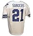 Deion Sanders Autographed/Hand Signed Custom White Jersey