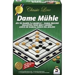 Schmidt Spiele 49083 Classic Line: Dame / Mhle (gr.Spielfiguren)