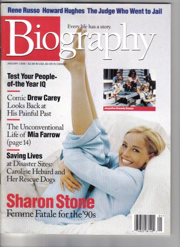 Biography Magazine (Biogrphy Magazine-January 1998 Sharon Stone, January 1998)
