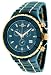 Oniss #ON8015-MRG1 Men's Rose Gold Accented Black Ceramic Sports Chronograph Watch