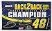 Jimmie Johnson '07 NEXTEL Cup Back to Back Champion Two Sided 3' x 5' Flag