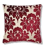 Cut Velvet Floral Cushion
