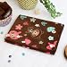 [Brown Dancing Bear] Fleece Throw Blanket In A String Bag (30.7 by 46.9 inches)