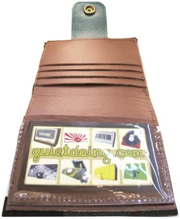 Handmade Plaid Bifold Vegan Wallet with Snap (Plus Zipper!)