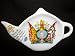 H M Queen Elizabeth II Diamond Jubilee Coat Of Arms 1952-2012 Tea Bag Tidy / Spoon Rest