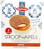 Daelmans Jumbo Stroopwafels Cube Box, Maple, 10.9 oz