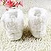 Weixinbuy Baby Girls Knit Soft Fur Winter Warm Snow Boots Crib Shoes